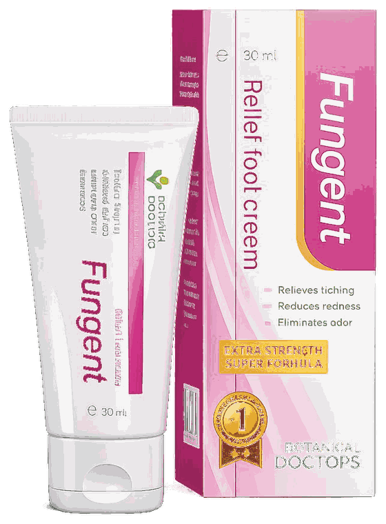Krem do stóp Fungent 30 ml — tubka i opakowanie